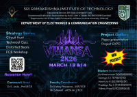 VIHANSA 2026 National Level Techno-Cultural Fest Poster